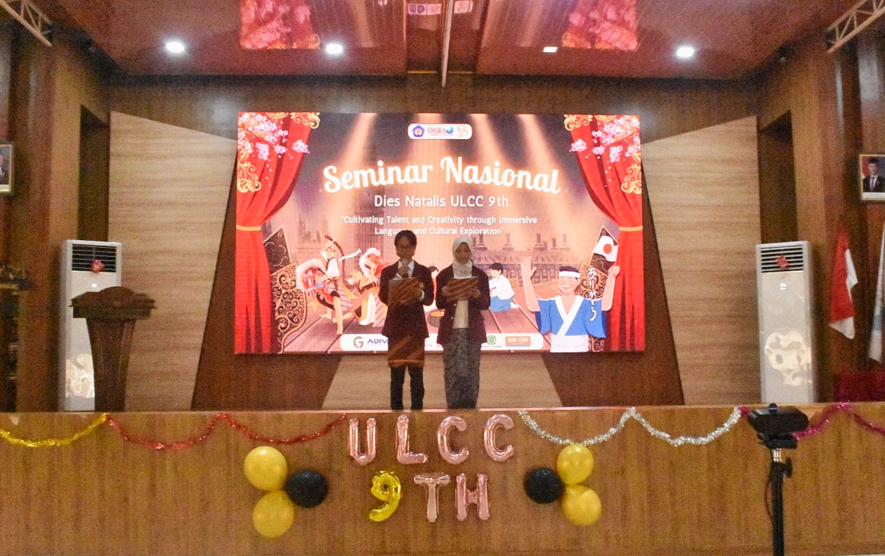 Thumbnail Artikel Tingkatkan Pemahaman Budaya dan Bahasa, UKM ULCC Adakan Seminar Nasional Dies Natalis ke-9