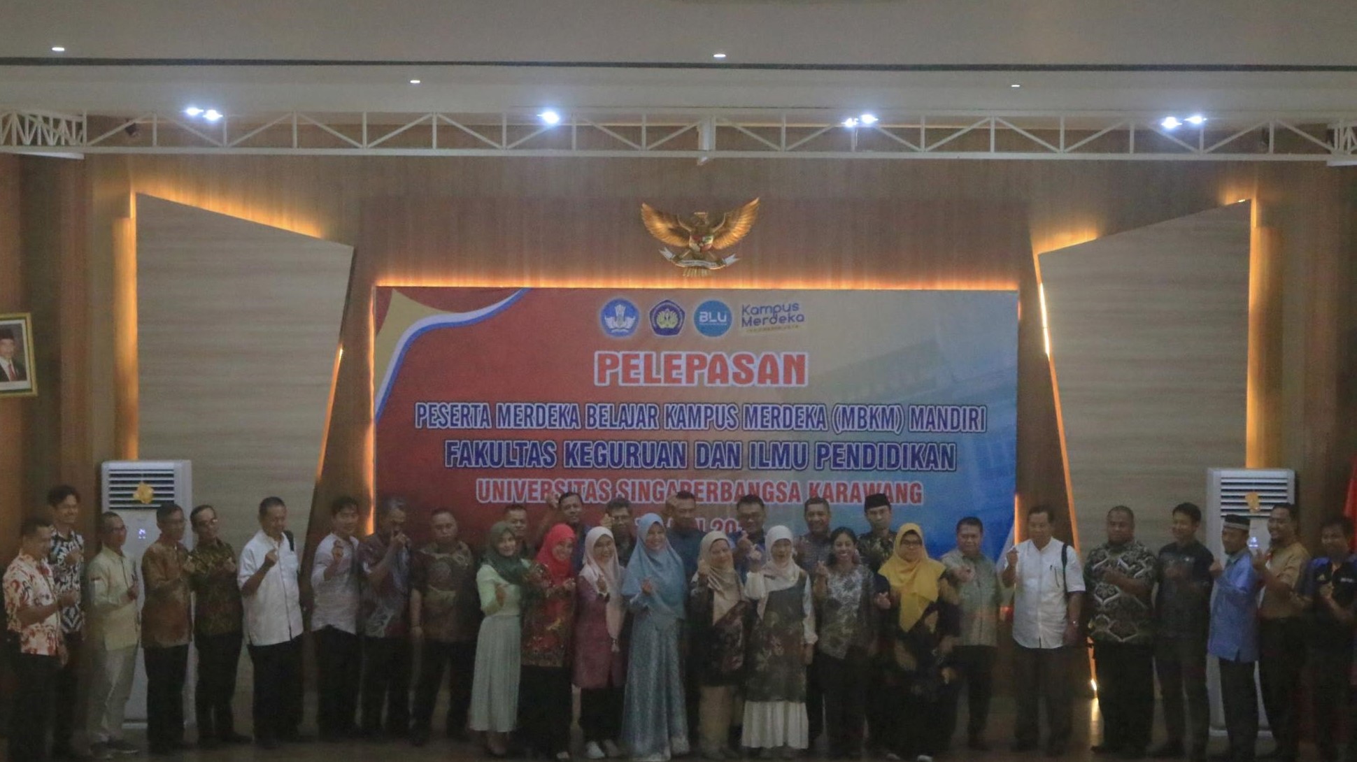 Thumbnail Artikel Pelepasan Peserta MBKM FKIP Unsika: Tahun Pertama dan Dihadiri Langsung oleh Bupati Karawang