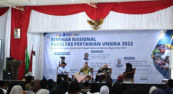 Thumbnail Artikel Menuju Mega Trend 2045, Faperta Unsika Adakan Seminar Nasional