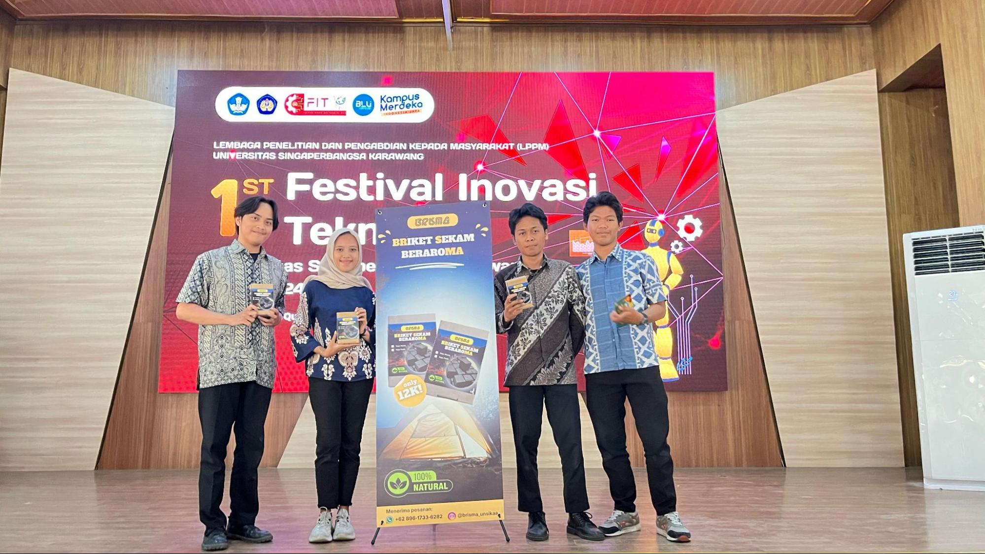 Thumbnail Artikel Inovasi Briket Beraroma Tim Unsika Menembus Hibah Internasional YSEALI