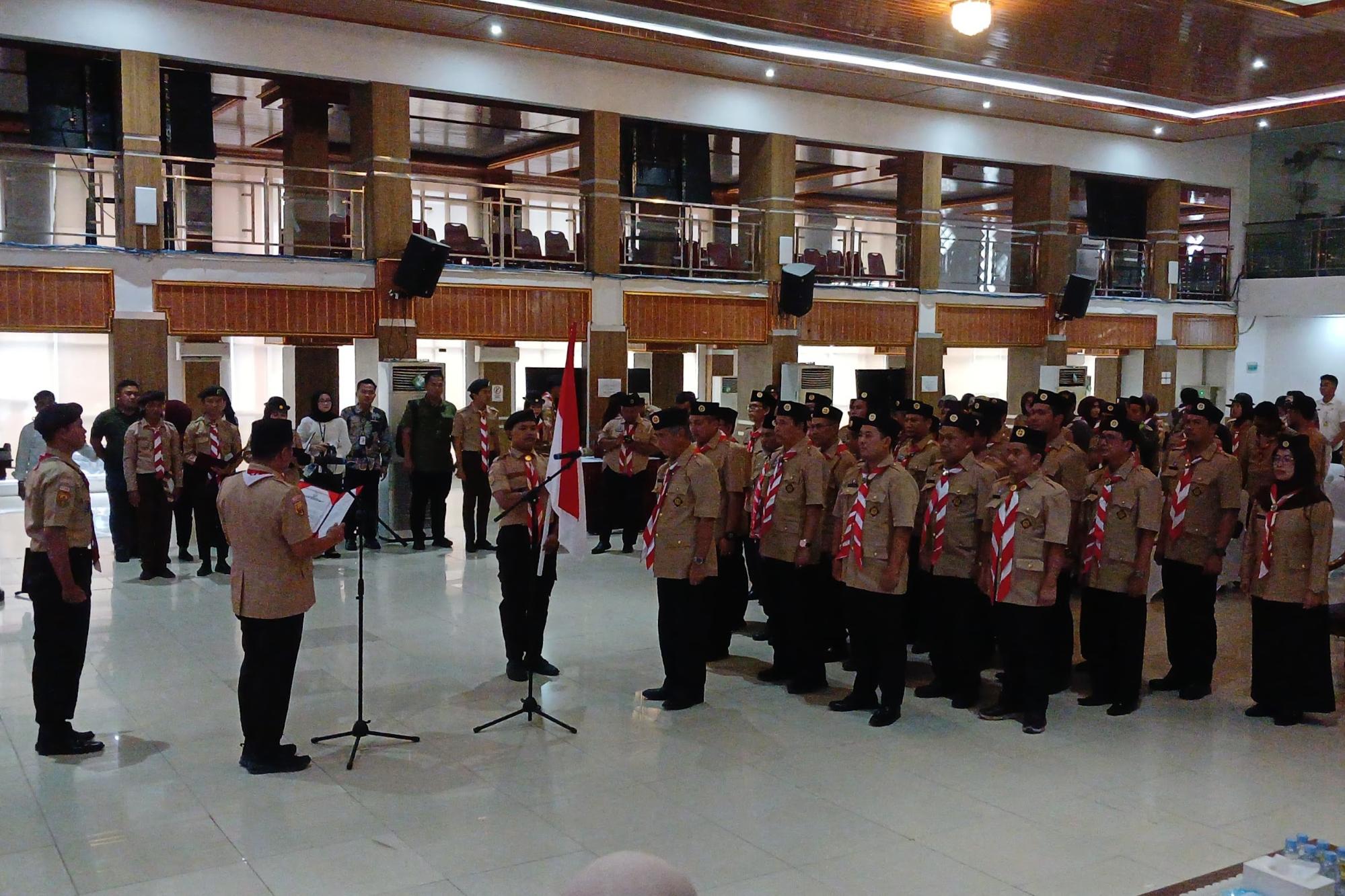 Thumbnail Artikel Dihadiri Bupati Karawang: Unsika Gelar Pelantikan Mabigus Pramuka
