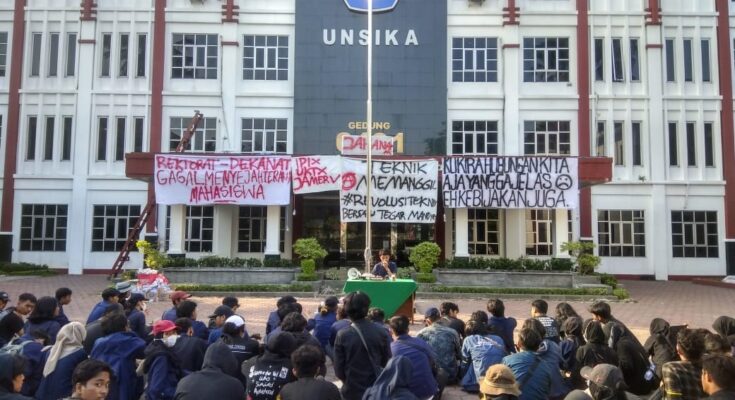 Thumbnail Artikel Dari Jamer Hingga Fasilitas Bikin Resah, Sejumlah Mahasiswa FT Unsika Tagih Janji ke Rektorat