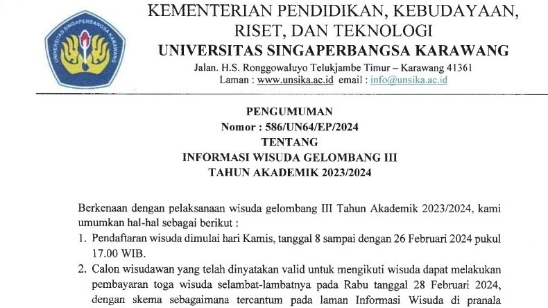 Thumbnail Artikel Mengingat Pelaksanaan Wisuda Gelombang Pertama, Akankah Terulang di Wisuda Gelombang Ketiga?