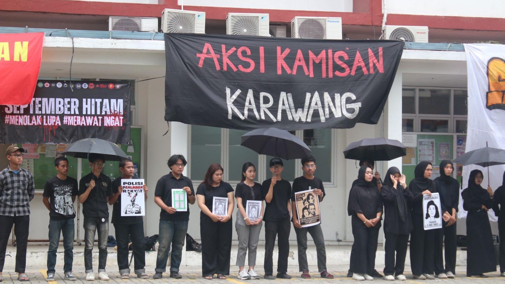 Thumbnail Artikel Refleksi dan Mimbar Aksi BEM FISIP Unsika, Ruang Seni dan Suara untuk HAM